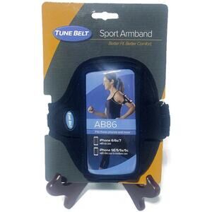 Tune Belt Sport Armband AB86 For iPhone Black NEW